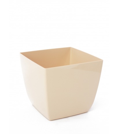 Pot plastique carré curvo pêche