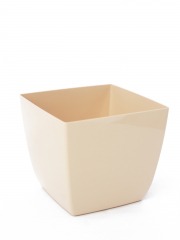 Pot plastique carré curvo pêche