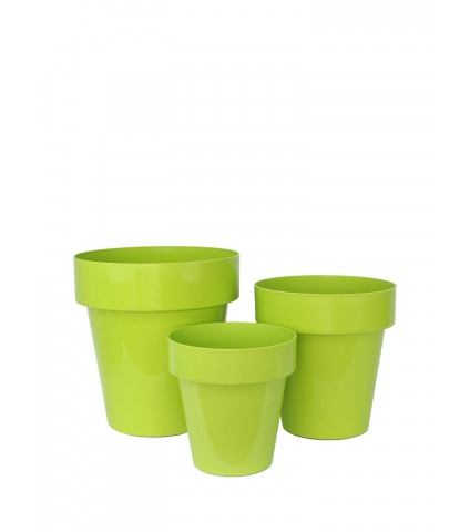 Pot plastique vert LUNGO