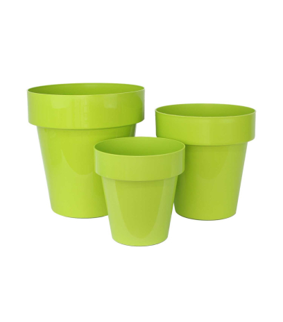 Pot plastique vert LUNGO