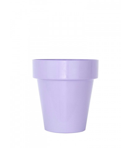 Pot plastique rond lilas LUNGO