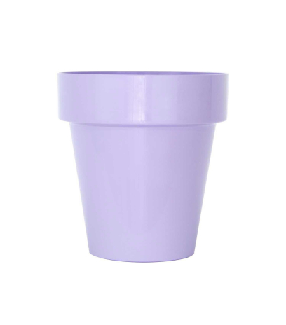 Pot plastique rond lilas LUNGO