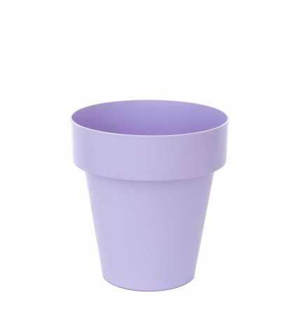 Pot plastique rond lilas LUNGO