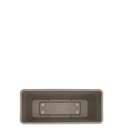 Jardinière rectangle gris taupe