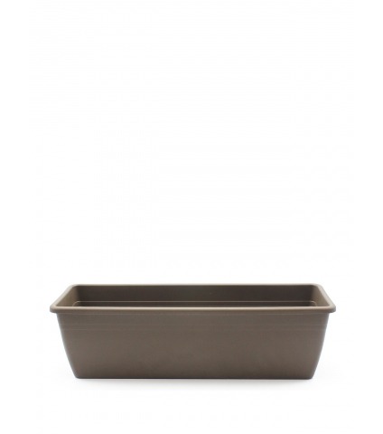 Jardinière rectangle gris taupe