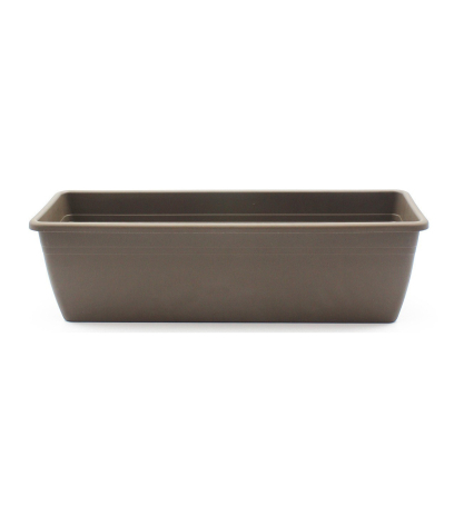 Jardinière rectangle gris taupe