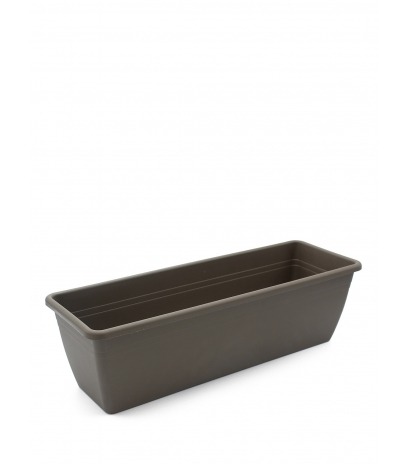 Jardinière rectangle gris taupe