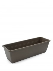 Jardinière rectangle gris taupe