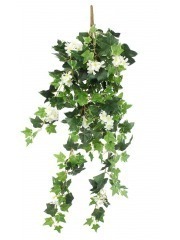 Lierre artificiel panaché fleuri