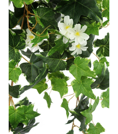 Lierre artificiel panaché fleuri
