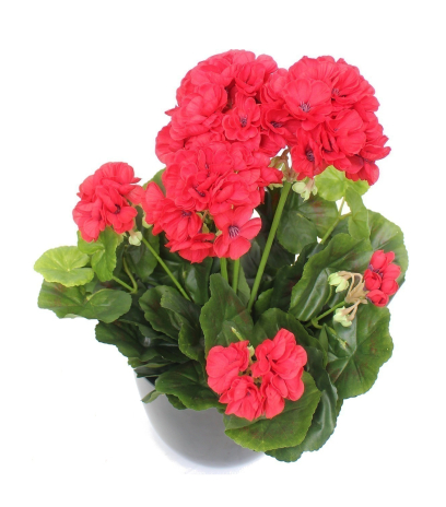 Géranium artificiel rouge