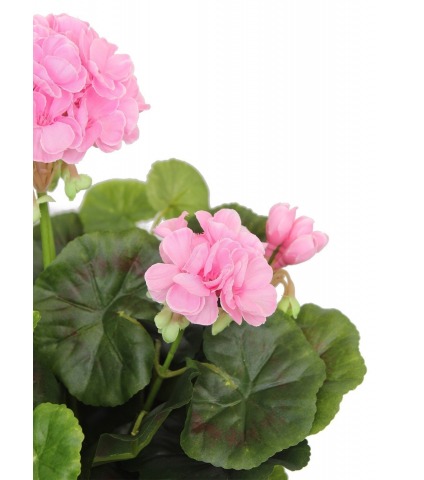 Géranium rose artificiel
