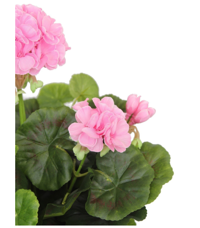 Géranium rose artificiel