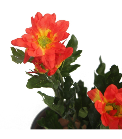 Chrysanthème artificiel rouge