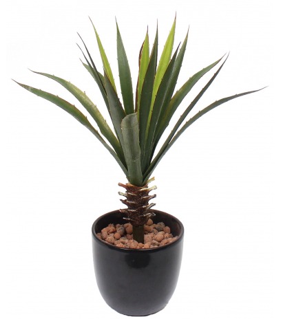 Aloe vera artificiel sur piquet