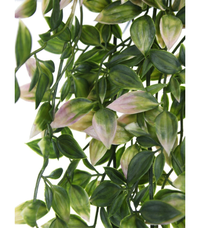 Chute de tradescantia artificiel vert et rose