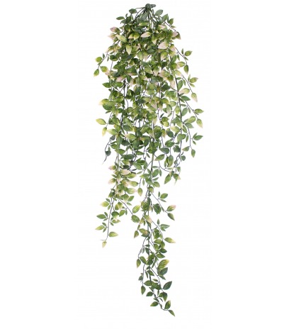 Chute de tradescantia artificiel vert et rose