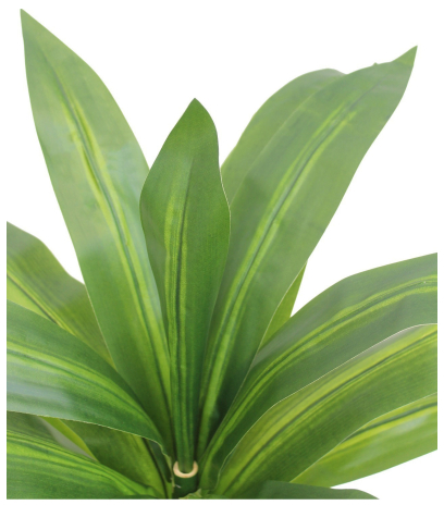 Dracaena vert et jaune artificiel