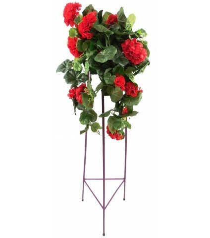 Chute de géranium artificielle