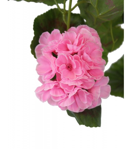 Chute de géranium artificielle rose