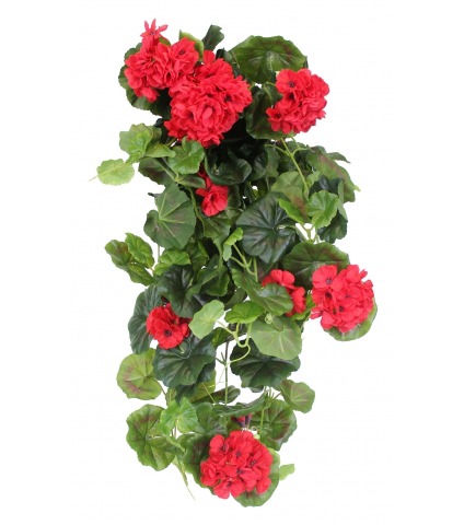 Chute de géranium artificielle
