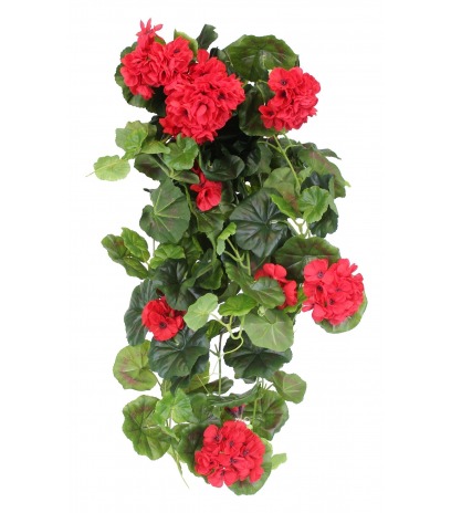Chute de géranium artificielle