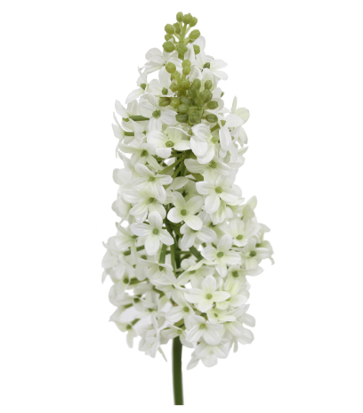 Grand lilas artificiel blanc