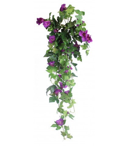 Chute de pétunia artificielle violette