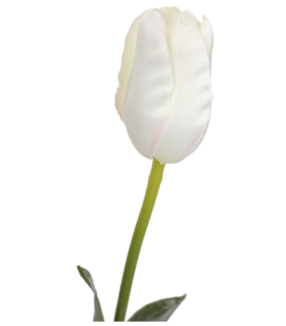 Tulipe artificielle blanche