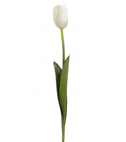 Tulipe artificielle blanche