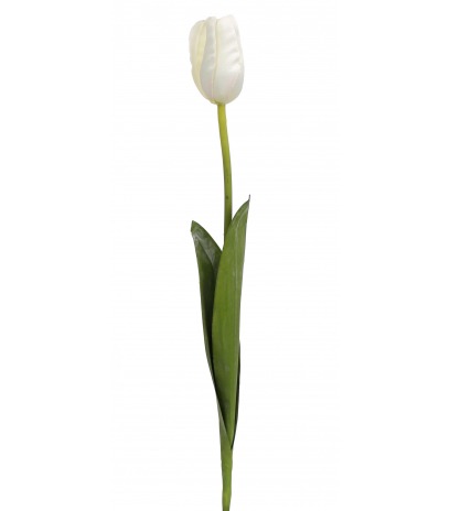 Tulipe artificielle blanche