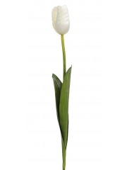 Tulipe artificielle blanche