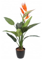 Strelitzia artificiel à trois fleurs