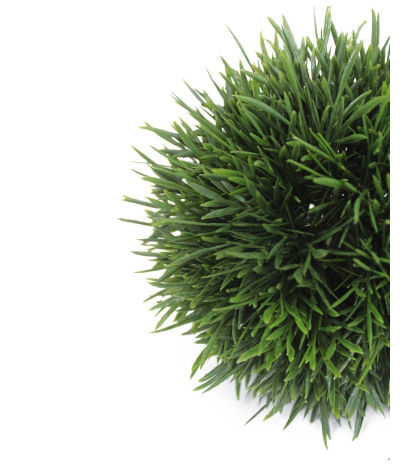 Boule d'herbe artificielle