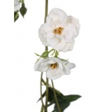 Fausse guirlande de roses blanches