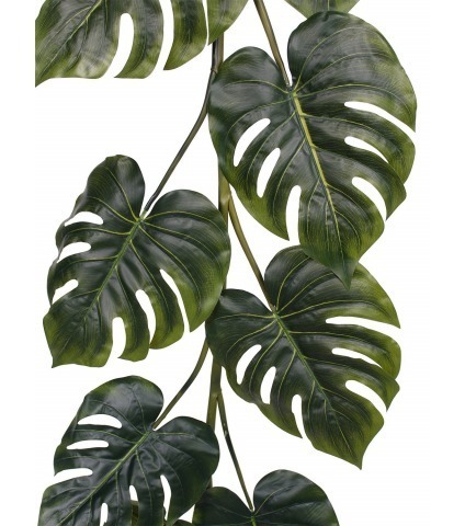 Fausse guirlande de philodendron