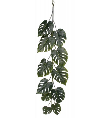 Fausse guirlande de philodendron