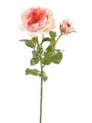 Rose de damas artificielle