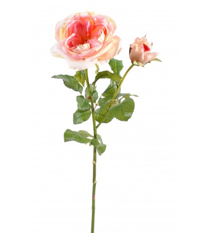 Rose de damas artificielle