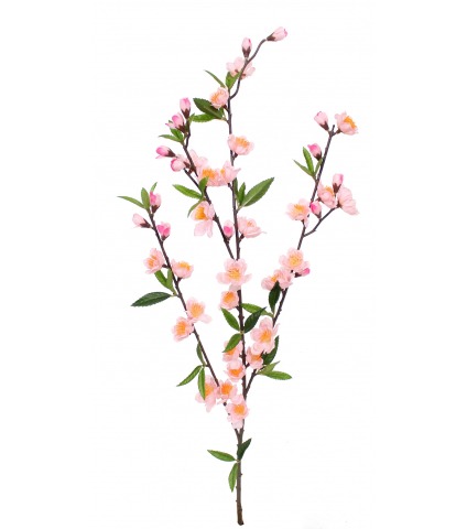 Branchette de cerisier artificiel rose