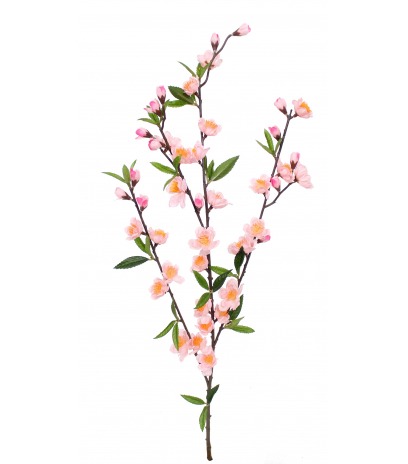 Branchette de cerisier artificiel rose