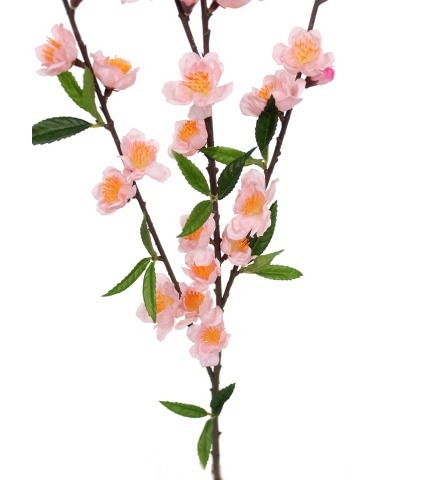 Branchette de cerisier artificiel rose