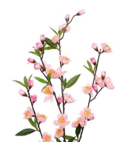Branchette de cerisier artificiel rose