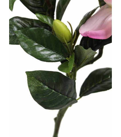 Branche de gardénia artificielle rose