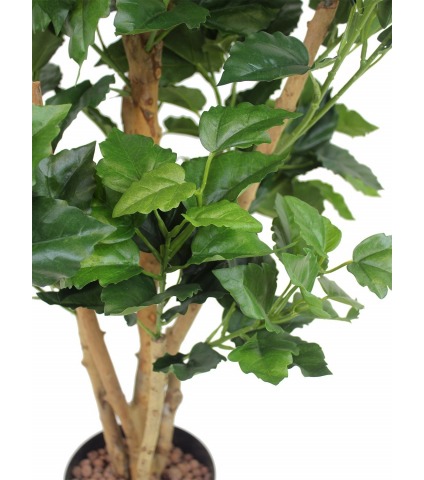 Hibiscus artificiel rouge