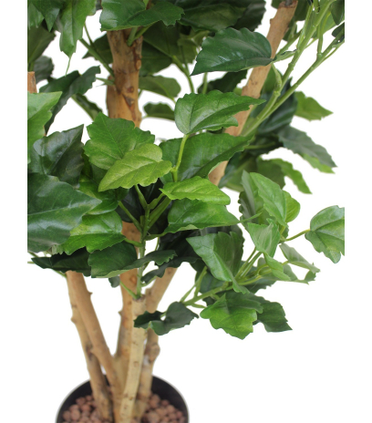 Hibiscus artificiel rouge