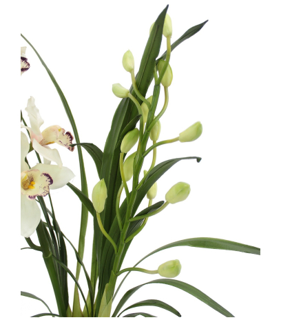Cymbidium artificiel pot déco