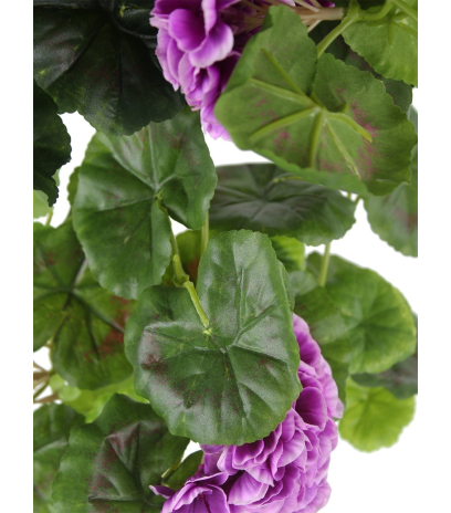 Chute de géranium artificiel violet
