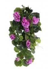 Chute de géranium artificiel violet