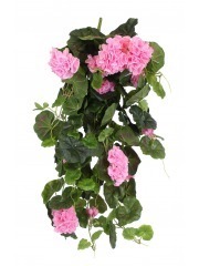 Chute de géranium artificielle rose